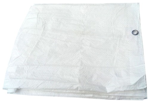 Przejdź do produktu Plandeka 4x6 m biała 70gr/m2 okryciowa ochronna