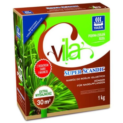 Przejdź do produktu Nawóz do iglaków VILA 1kg z siarką magnezem