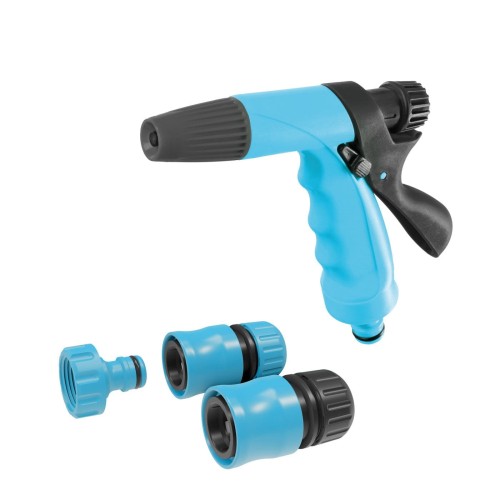 Przejdź do produktu Zestaw zraszający pistolet + szybkozłączka na wąż 1/2 - 5/8 CellFast 50-530