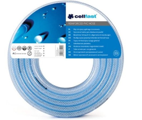 Przejdź do produktu Wąż zbrojony bezbarwny fi 10mm 50m Cellfast 20-105 