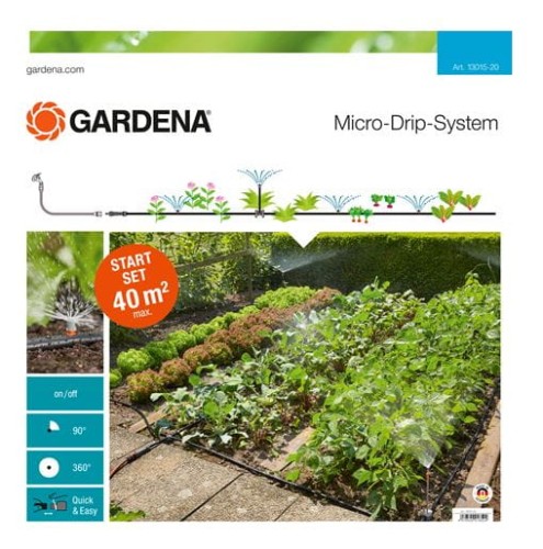 Przejdź do produktu Zestaw podstawowy nawadniający na grządki i rabaty 13015 Gardena