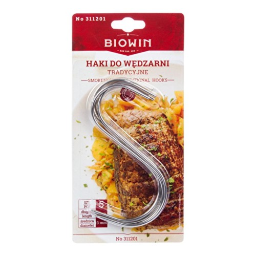 Przejdź do produktu Haki do wędzarni tradycyjne 5szt 311201 Browin