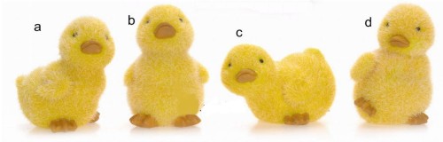 Przejdź do produktu Kurczak 9cm flokowany Wielkanoc prezent 277695  