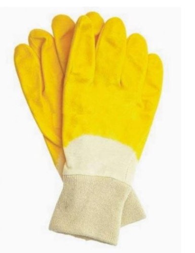 Przejdź do produktu Rękawice rnitz10 nitrylowe powlekane żółte 