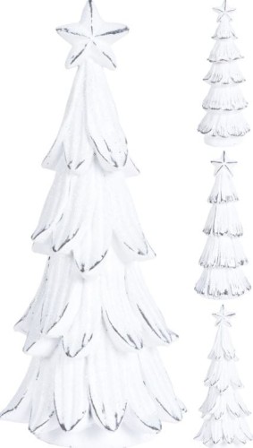 Przejdź do produktu Choinka biała 20cm 129599 figurka ozdoba świąteczna