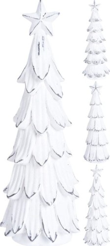 Przejdź do produktu Choinka biała 29cm 129643 figurka ozdoba świąteczna 