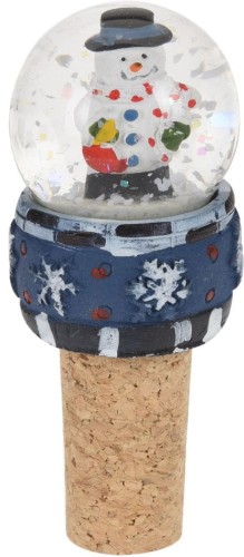 Przejdź do produktu Kula świąteczna korek do wina z figurką 483080