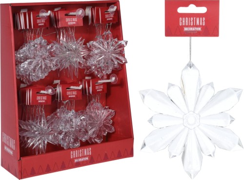 Przejdź do produktu Ozdoba wisząca świateczna zawieszka 11cm 705683