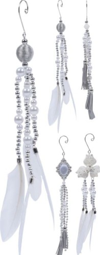 Przejdź do produktu Zawieszka ozdoba wisząca 28cm koraliki 197741 na choinkę