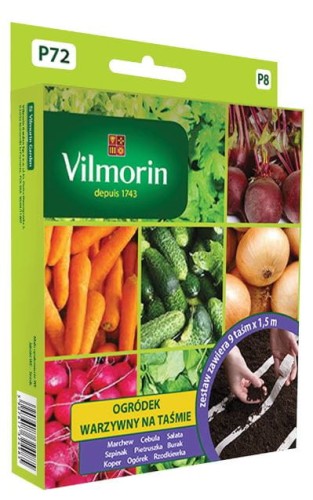 Przejdź do produktu OGRÓDEK WARZYWNY nasiona na taśmie  9x1.5m VILMORIN