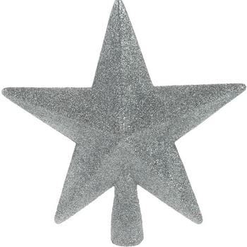 Przejdź do produktu Gwiazda czub na choinkę 19cm 372469 srebrna brokat 449580