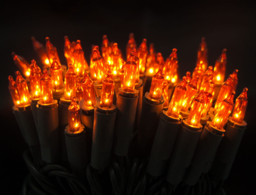 Przejdź do produktu Lampki choinkowe tradycyjne pomarańczowe 100szt 30-175