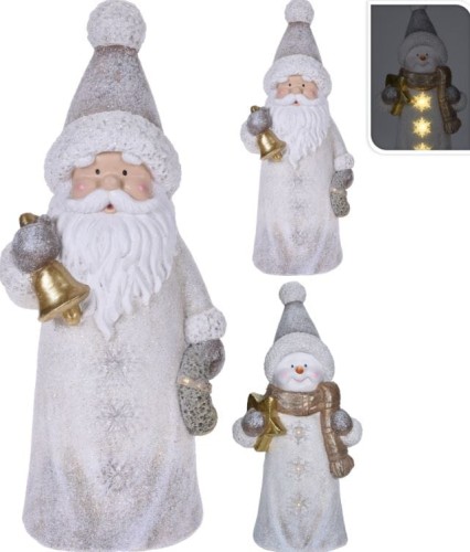 Przejdź do produktu Figurka mikołaj bałwan 55cm MGO z LED 118838