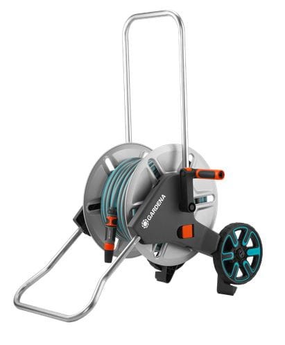 Przejdź do produktu Wózek na wąż AquaRoll M Metal +wąż 20m  zestaw 18542 Gardena