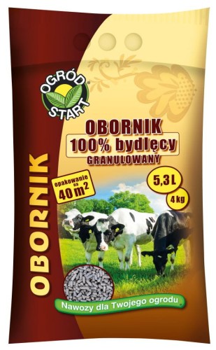 Przejdź do produktu Obornik 100% bydlęcy granulowany 4kg Ogród Start