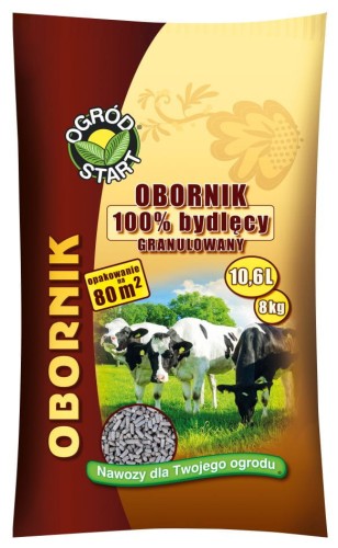 Przejdź do produktu Obornik 100% bydlęcy granulowany 8kg Ogród Start