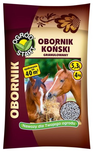 Przejdź do produktu Obornik 100% koński granulowany 4kg Ogród Start