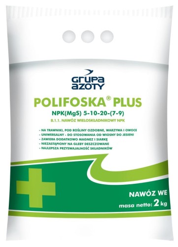 Przejdź do produktu Polifoska Plus nawóz granulowany wieloskładnikowy 2kg 