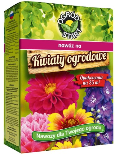 Przejdź do produktu Nawóz na kwiaty ogrodowe 1kg karton Ogród Start