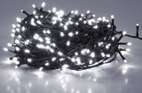 Przejdź do produktu Lampki choinkowe 180 led biały zimny 001031