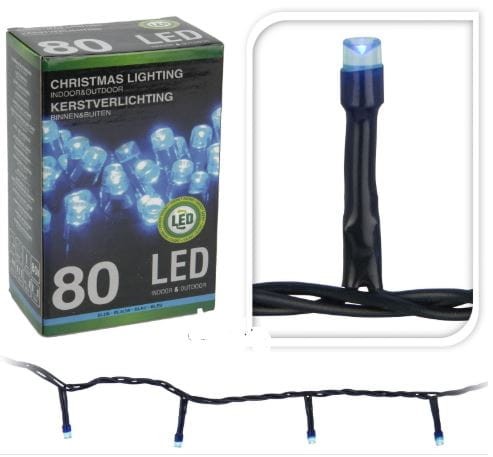 Przejdź do produktu Lampki choinkowe niebieskie  80 led 024894
