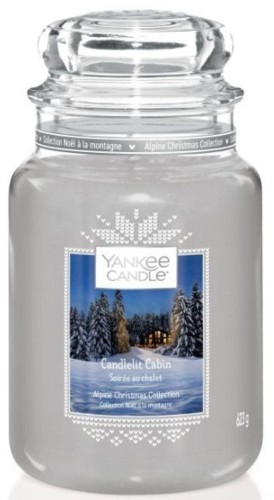 Przejdź do produktu Świeca duża Candlelit Cabin sosnowa Yankee Candle