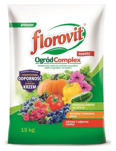 Przejdź do produktu Nawóz uniwersalny Ogród Complex 15kg Florovit