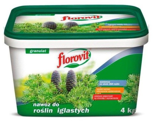 Przejdź do produktu Nawóz do iglaków 4kg na 268 roślin Florovit