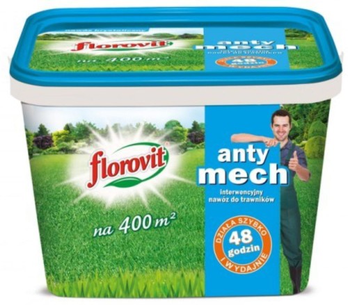 Przejdź do produktu Interwencyjny nawóz do trawników Antymech 8kg Florovit