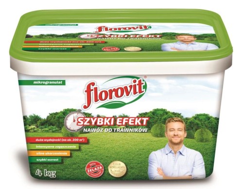 Przejdź do produktu Nawóz do trawników 4kg Szybki efekt Florovit