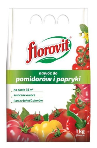 Przejdź do produktu Nawóz do pomidorów i papryki 1kg worek Florovit