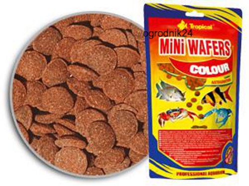 Przejdź do produktu TROPICAL MINI WAFERS COLOUR 300ML POKARM DLA RYB OCZKA WODNE  