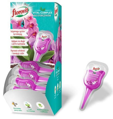 Przejdź do produktu Vital Complex nawóz do storczyków aplikatory 30szt Florovit