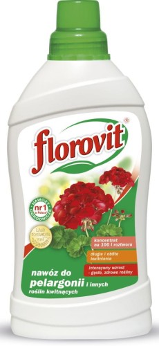 Przejdź do produktu Nawóz do pelargonii i kwitnących płynny 1L Florovit