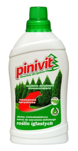 Przejdź do produktu Nawóz dla iglastych płynny dolistny 1L Pinivit