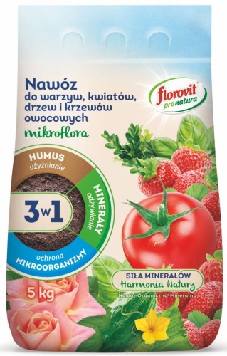 Przejdź do produktu Mikroflora 3w1 nawóz uniwersalny 5kg Florovit