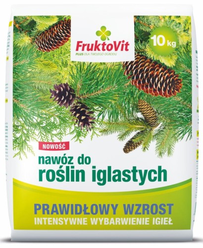 Przejdź do produktu Nawóz granulowany do iglaków 10kg FruktoVit