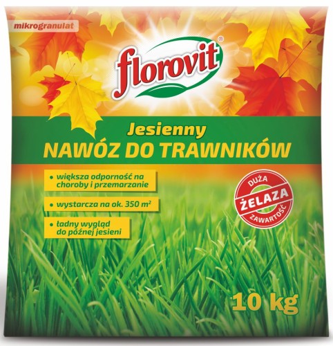 Przejdź do produktu Nawóz jesienny do trawników 10kg Florovit