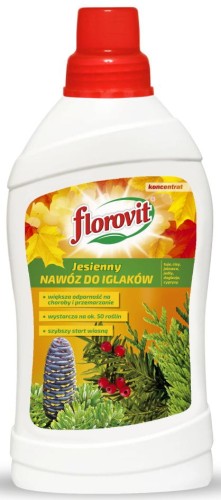 Przejdź do produktu Nawóz jesienny do iglaków 1L płynny Florovit 