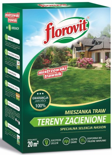 Przejdź do produktu Trawa na tereny zacienione 0,5kg Florovit