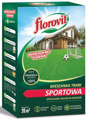 Przejdź do produktu Trawa sportowa gęsta 0,5kg Florovit