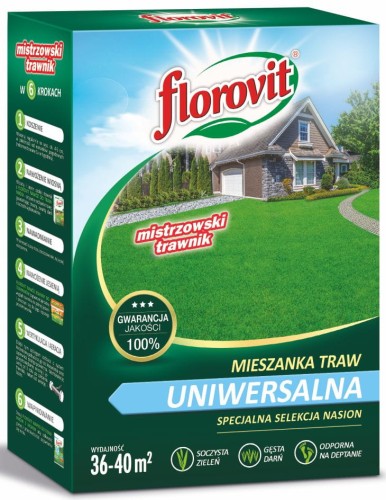 Przejdź do produktu Trawa uniwersalna odporna 0,9kg Florovit