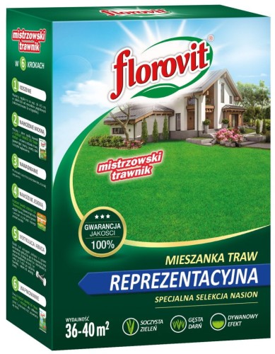 Przejdź do produktu Trawa reprezentacyjna dywan 0,9kg Florovit