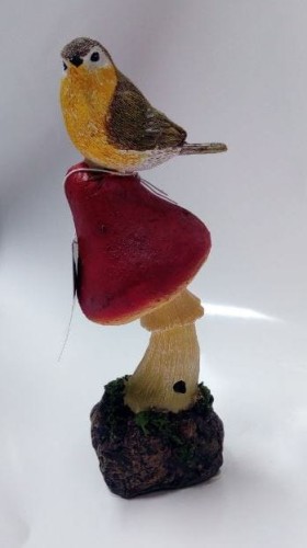 Przejdź do produktu Figurka ptaszek na muchomorku z dźwiękiem 116278