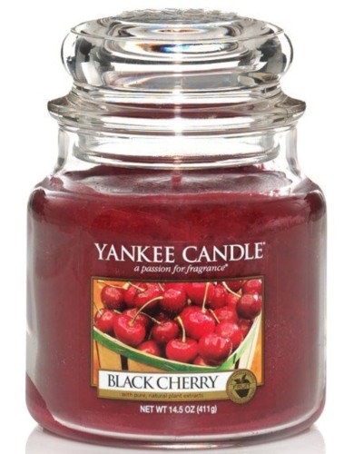 Przejdź do produktu YANKEE CANDLE BLACK CHERRY ŚWIECA SŁOIK ŚREDNI CZEREŚNIA