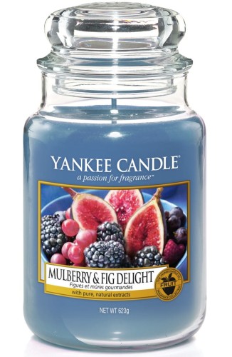 Przejdź do produktu Yankee Candle świeca słoik Mulberry & Fig Delight owocowy zapach 