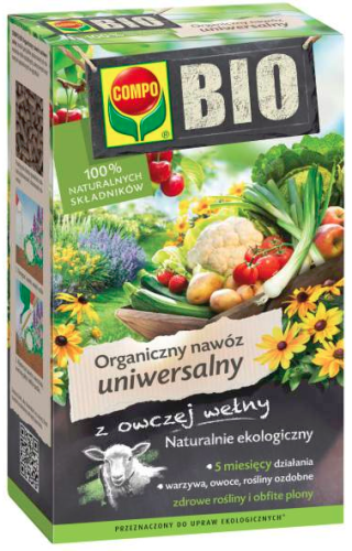 Przejdź do produktu Nawóz organiczny uniwersalny Compo Bio 750g