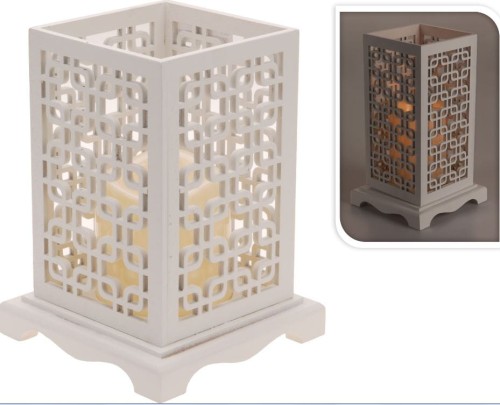 Przejdź do produktu Latarnia drewniana z świecą LED 158475