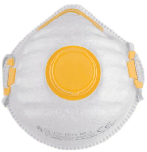 Przejdź do produktu Półmaska maska ochronna z zaworem wypukła FFP1 17V 