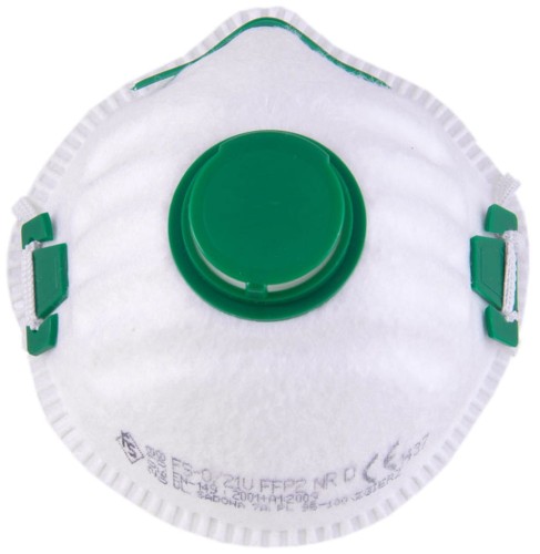 Przejdź do produktu Maska półmaska ochronna wypukła z zaworem FFP2 21V 